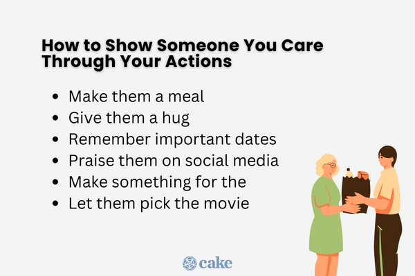 18 Ways to Show Someone You Care About Them Cake Blog Cake Create